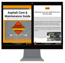 asphalt care and main lp graphic